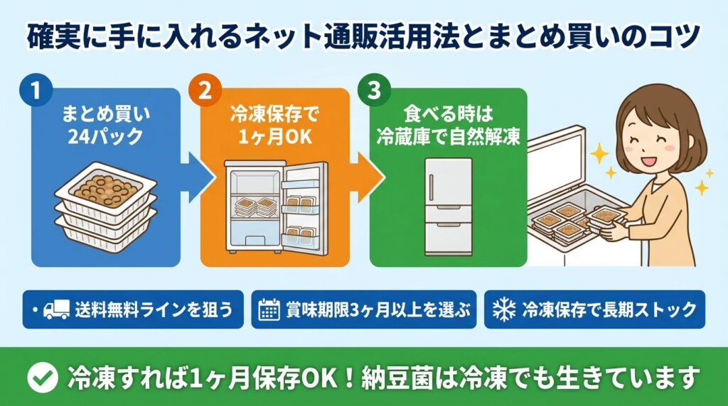 確実に手に入れるネット通販活用法とまとめ買いのコツ