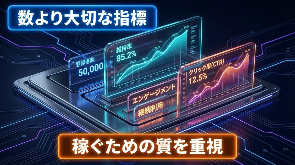 実は500人でもすごい？継続率と脱落者の数